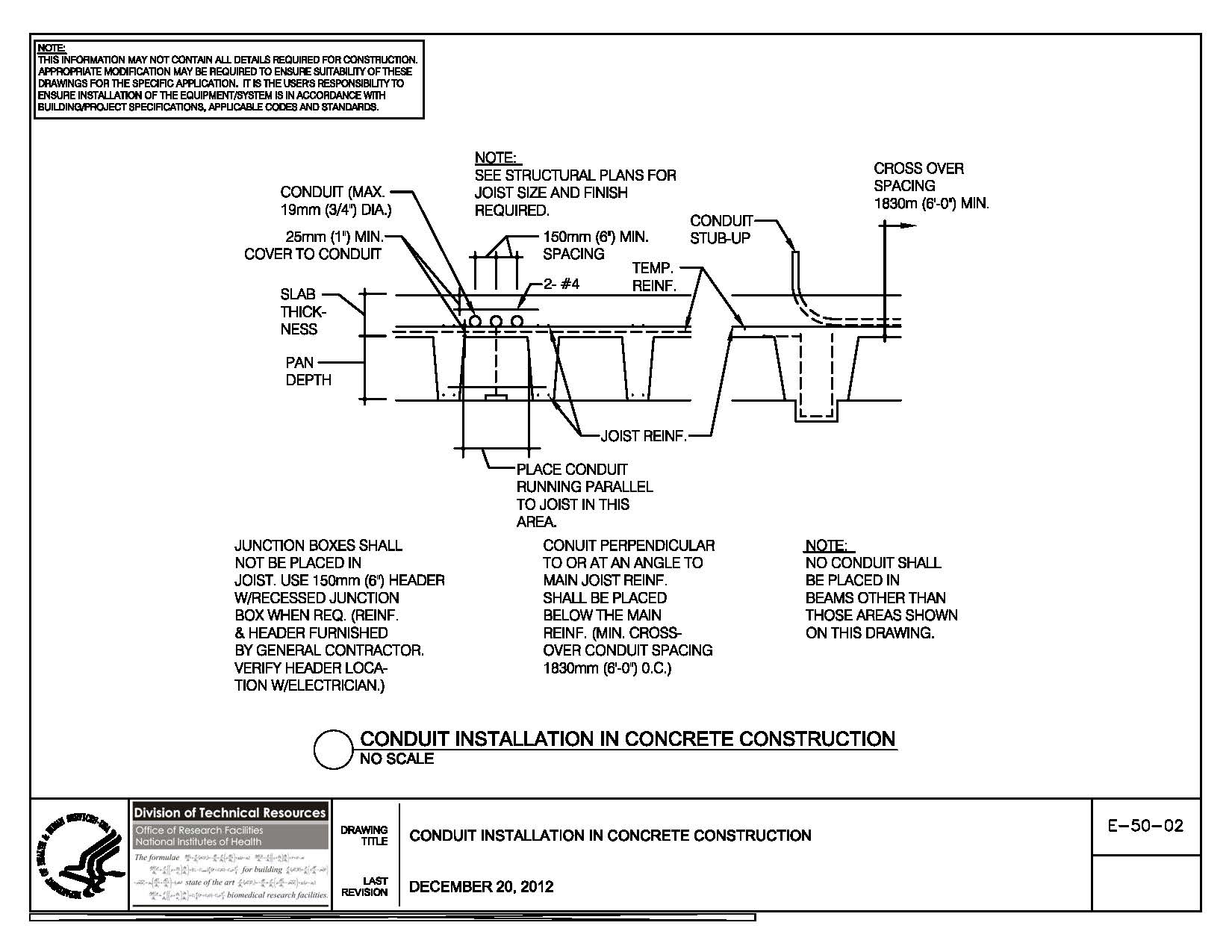 NIH Standard CAD Details